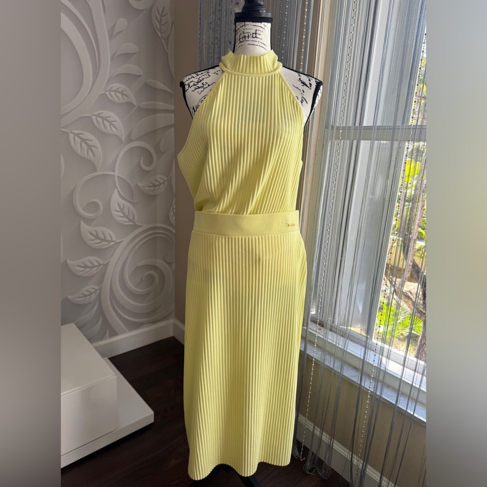 Marc New York Lemon top and skirt set